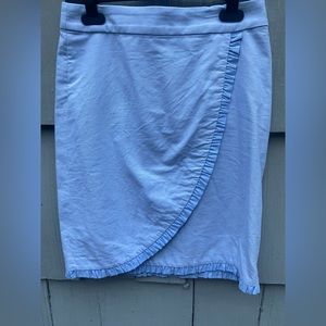 LOFT light blue pencil skirt